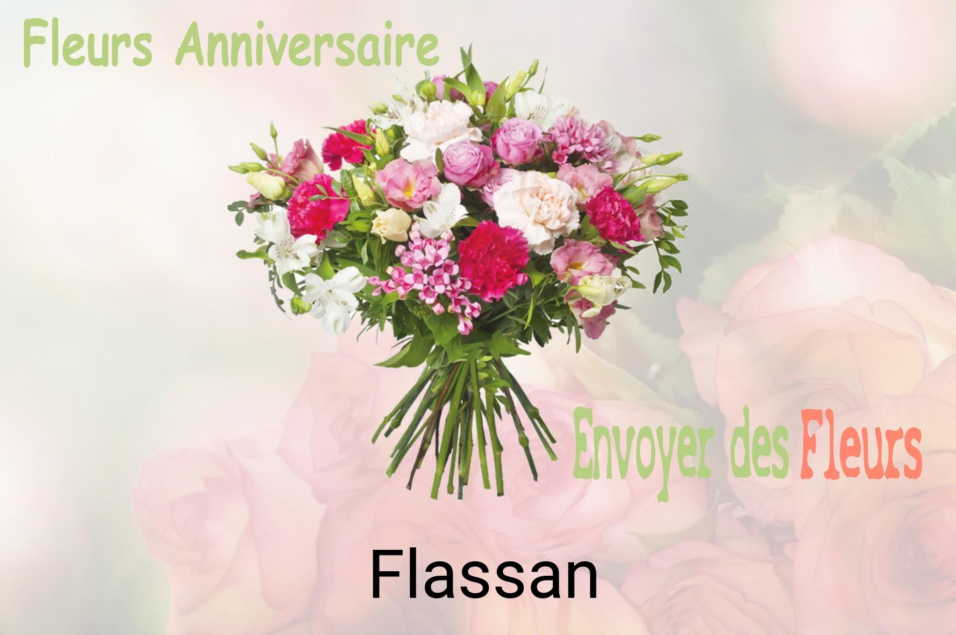 Bouquet de fleurs d’anniversaire livré à Flassan